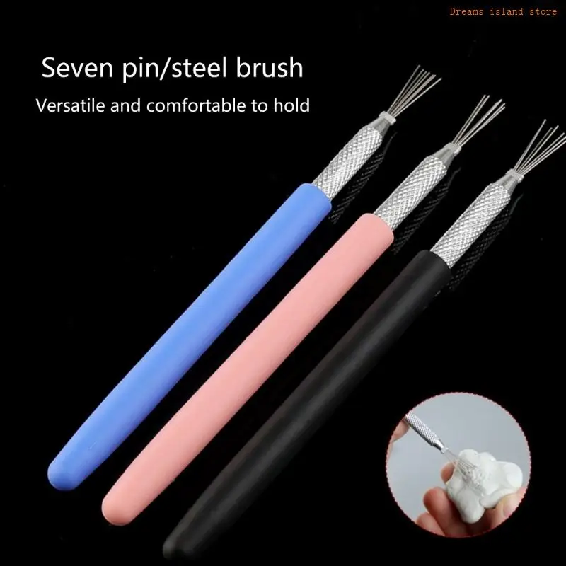 3PCS Clay Sculpting Toolle Tool ชุดสำหรับรายละเอียดการสร้างแบบจำลองการสร้างแบบจำลองการแกะสลัก HX6C