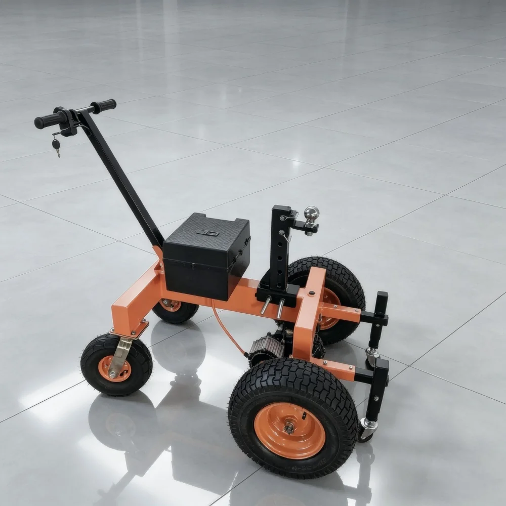 7500 Lbs Motorized Trailer Mover 3 Ton Capacity Electric Boat Dolly with 2 Inch Adjustable Hitch Ball for Heavy Duty Transport