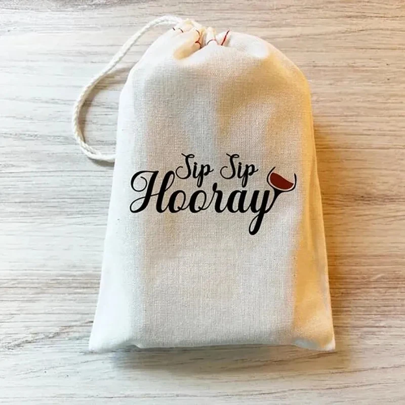 5pcs Sip Sip Hooray Hangover Survival Kit bag Bachelorette Party bridal shower wedding bride to be 21st 30th 40th Birthday favor