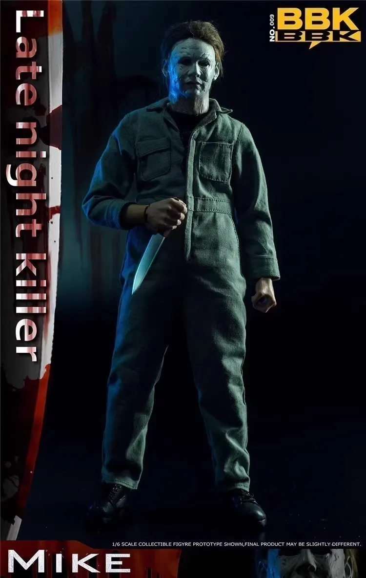 IN STOCK BBK Halloween Anime Figures 1/6 Bbk009 Michael Myers Action Figure Late Night Killer Pumpkin Head Collection Model Toys