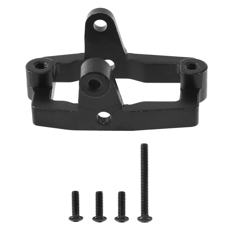 RC รถ Servo Mount สีดํา Servo Mount 9739 สําหรับ Traxxas TRX4M 1/18 RC Crawler รถอะไหล่อัพเกรดอุปกรณ์เสริม