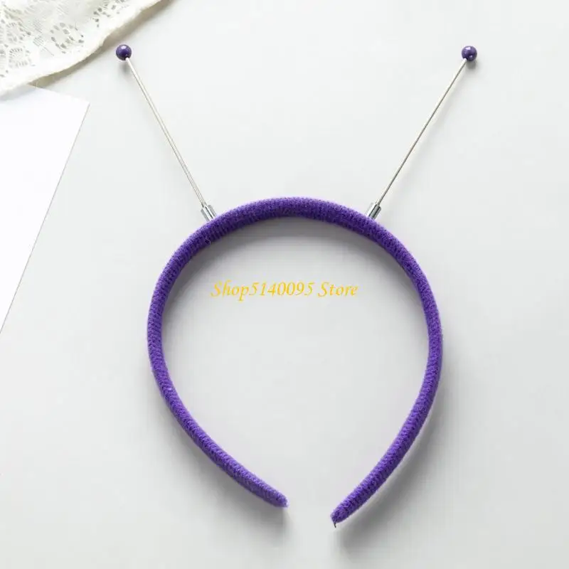 

DXAE Colorful Beaded Hairband Creative Headband for Theme Party Gathering Crafting