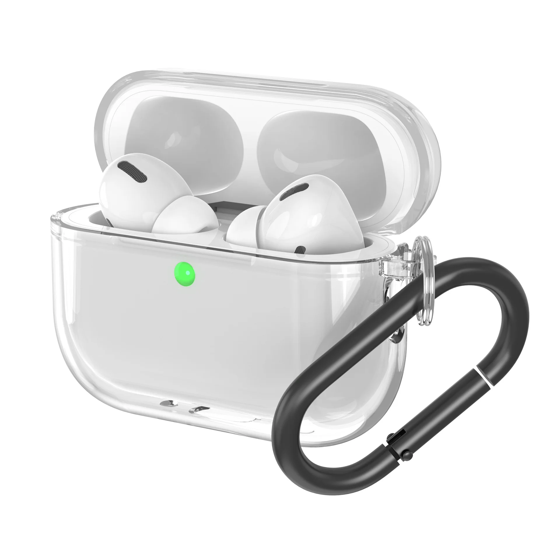Przezroczyste etui na AirPods Pro 3, ochronne etui o wysokiej przezroczystości, dzielone TPU, ochrona słuchawek Bluetooth, etui na AirPods Pro 3
