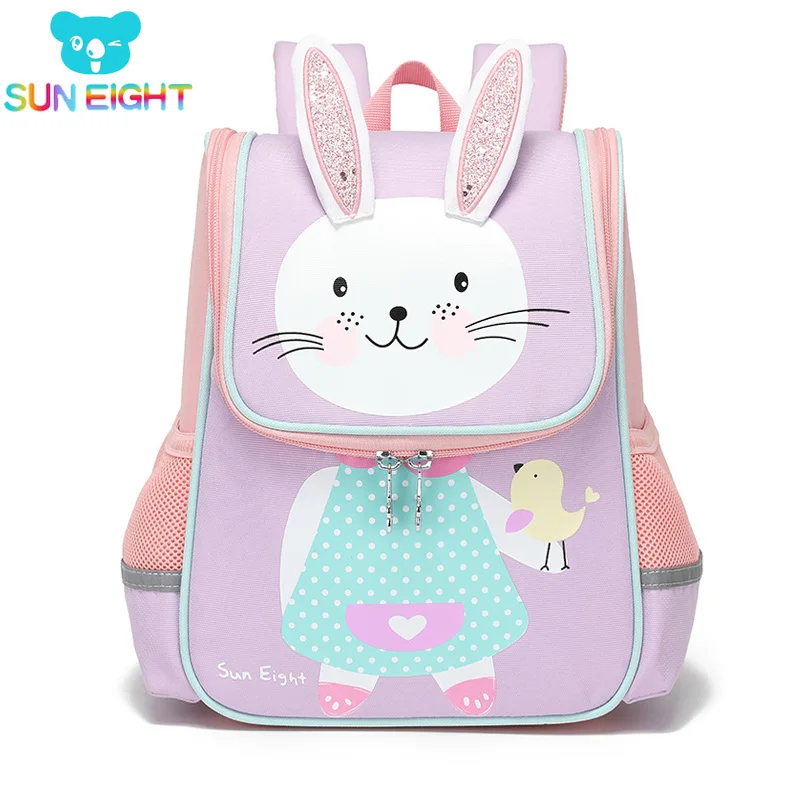 SUN EIGHT Cartoon Animal Baby Backpacks kindergarten Schoolbag  Kids Backpack Children School Bags Girls Boys Backpacks