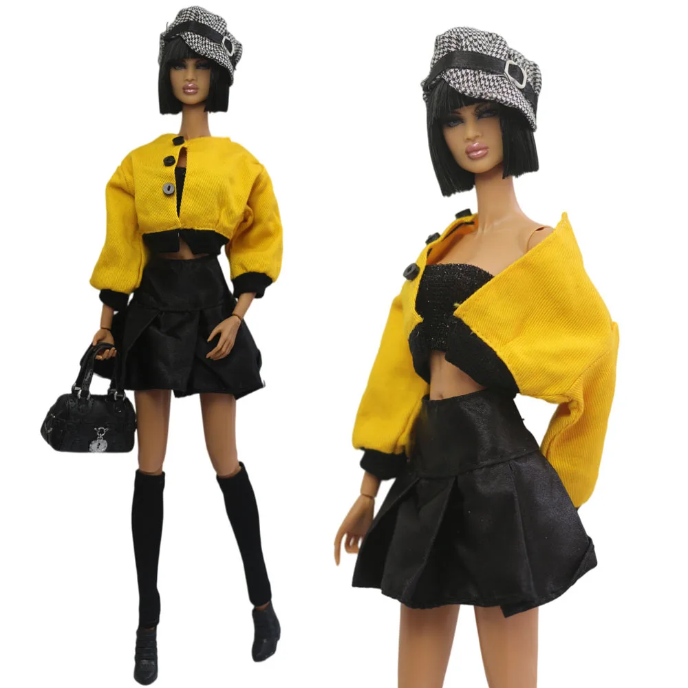 1 Set Puppenkleidung im Maßstab 1:6, Kleid-Outfit für 11,5 Zoll (30 cm) Puppen, viele Stile zur Auswahl, Geschenke für Mädchen, Puppenzubehör # 36 – Detail 21