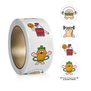 Motivationsbeamte für Kinder, schöne Tierkabel Belohnung, freundliche, Büroklassifizierung, selbstklebendes Label, Großhandel, neu, neu 9 Hauptverkauf Großhandel stapeln - №2 - №2