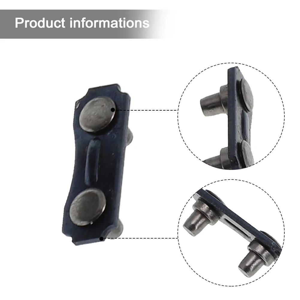 24 pz 3/8LP Passo -.050 Calibro Motosega Catena di Collegamento Connettore di Riparazione Preimpostato Cinghia Per Motosega Preimpostato Cinghia Pratico Attrezzo Da Giardino