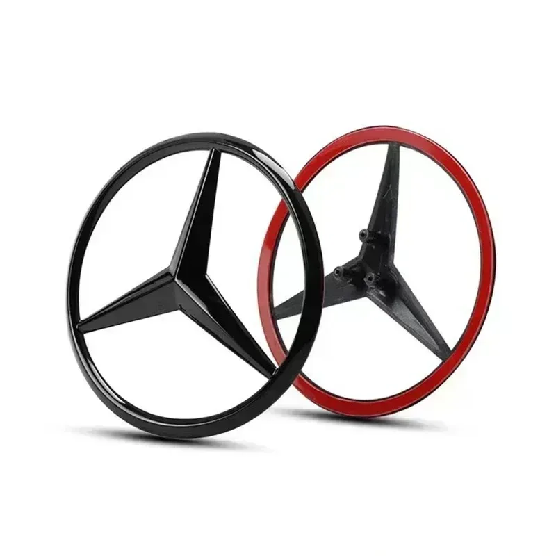 3D ABS Black Rear Trunk Star Logo Emblem for Mercedes-Benz W203 W204 W205 W212 W213 W176 W177 W222 W223 W117 W246 X156 X253 Auto