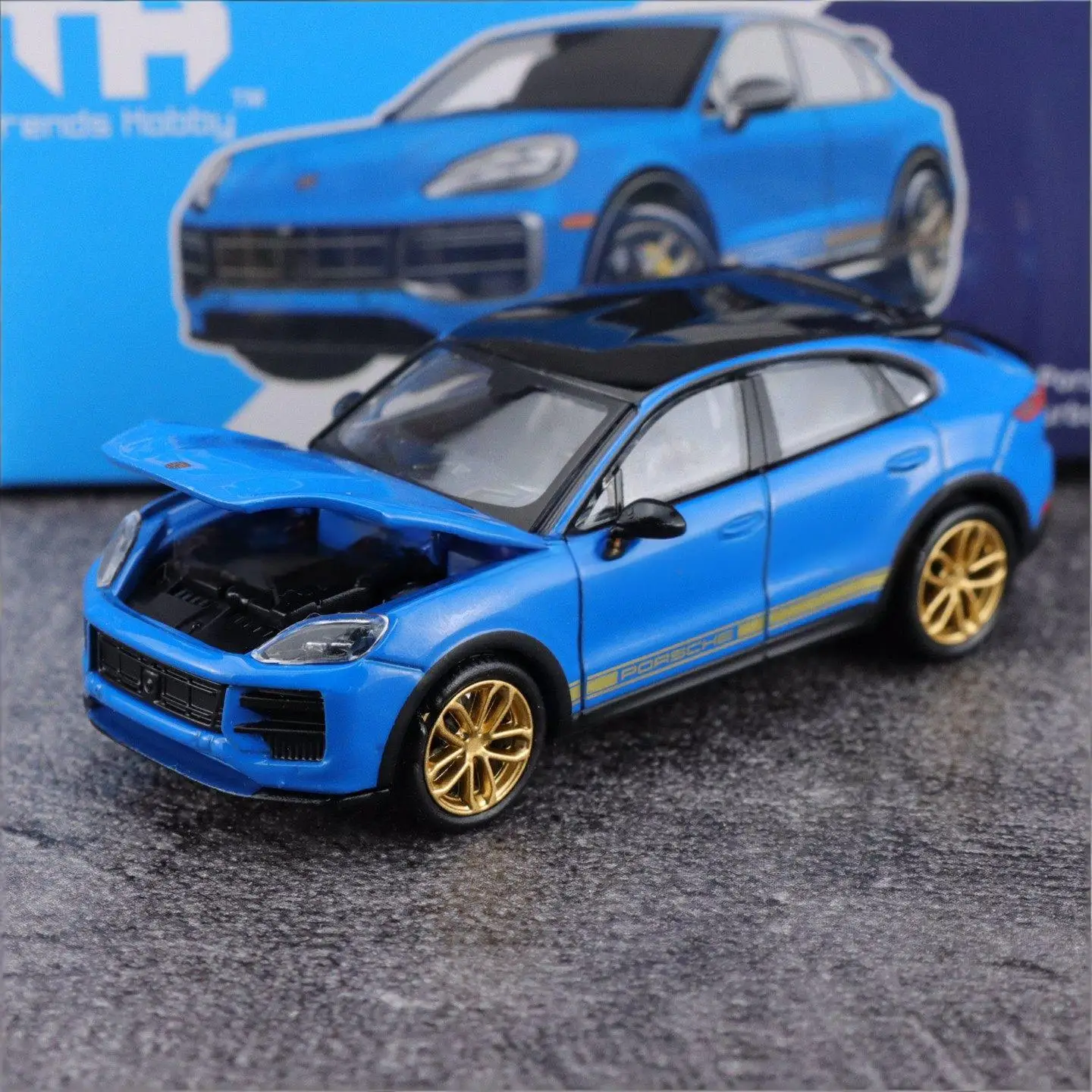 

TH 1/64 Cayenne Turbo GT Alloy Racing Car Diecasts & Toy Vehicles Car Model Miniature Scale Model Car For Children