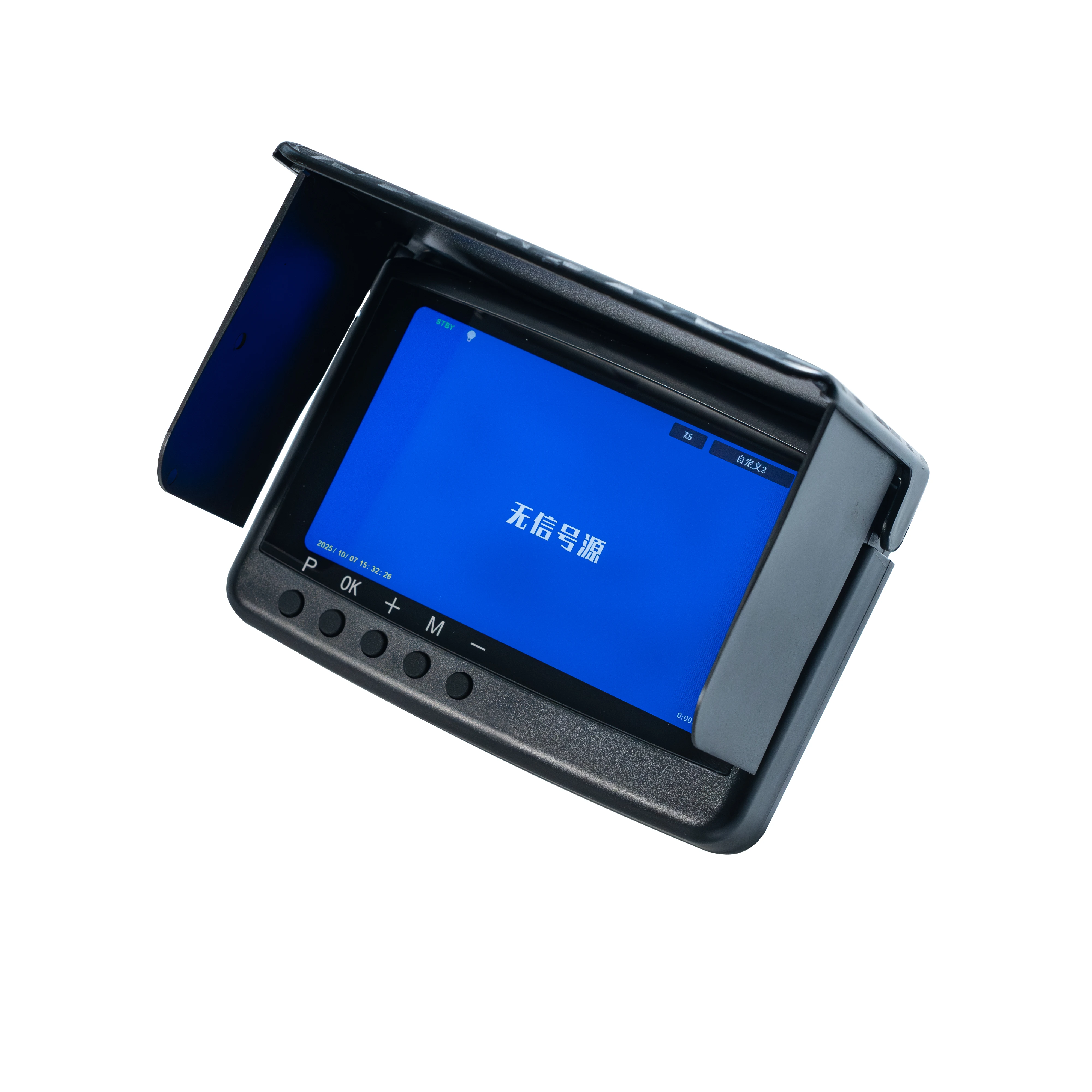 شاشة كاميرا الصيد تحت الماء OLED |   شاشة 5 بوصة 1080 بكسل عالية الدقة، إشارات مزدوجة AHD/CVBS، تسجيل فيديو، مقبس سماعة رأس 3.5 ملم