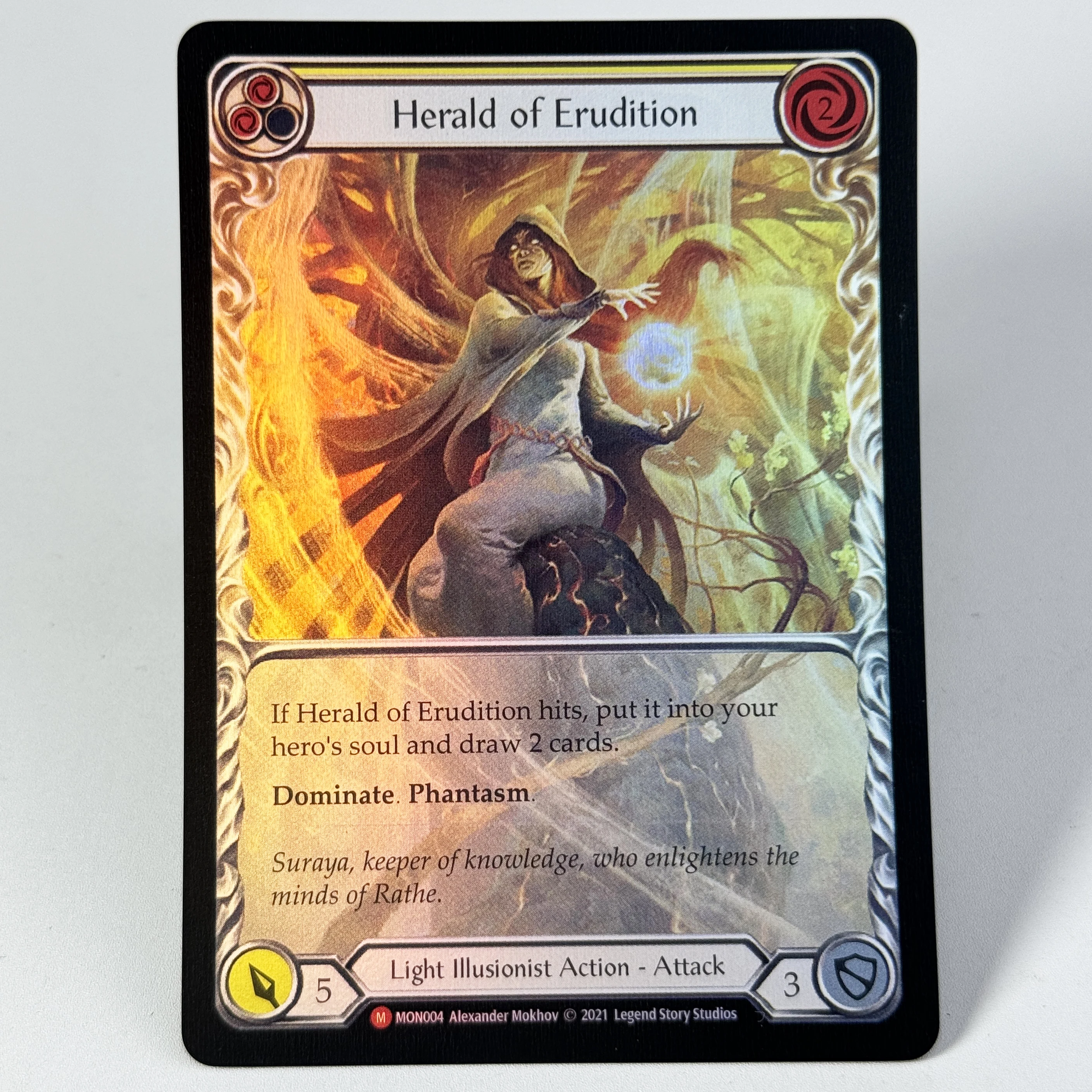 FAB 프록시 카드 레인보우 호일 에이전트 TCG 게임 카드 코드 MON+LGS+LSS 버전 시리즈 결정의 Vambrace Sol 카드의 유적