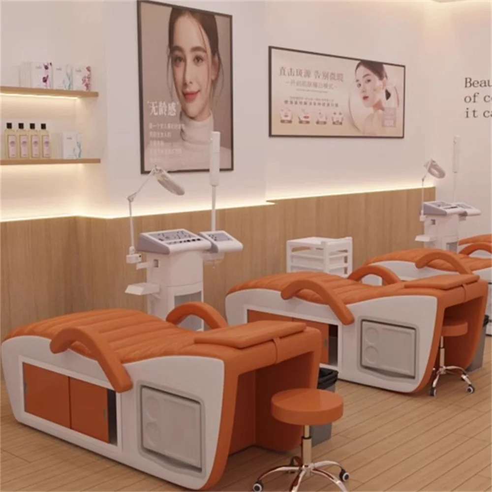 Beauty salon dedicated high-end eyelash care recliner facial therapy massage bed