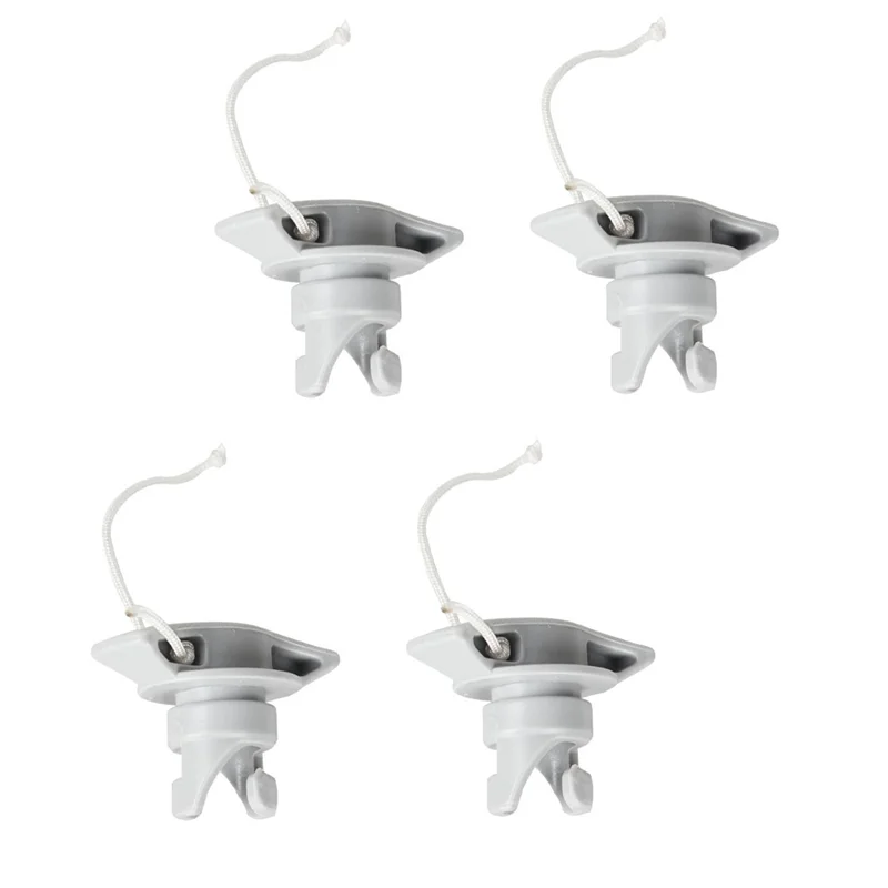 4Pcs Inflatable Raft Valves Lids Cap Dinghy Valves Plug Boat Accessories