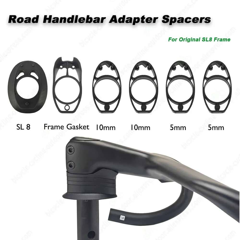 

Для оригинальной рамы SL8, дорожный велосипед, кабина, адаптер для руля, проставки, аксессуары для руля 1:1, SL8