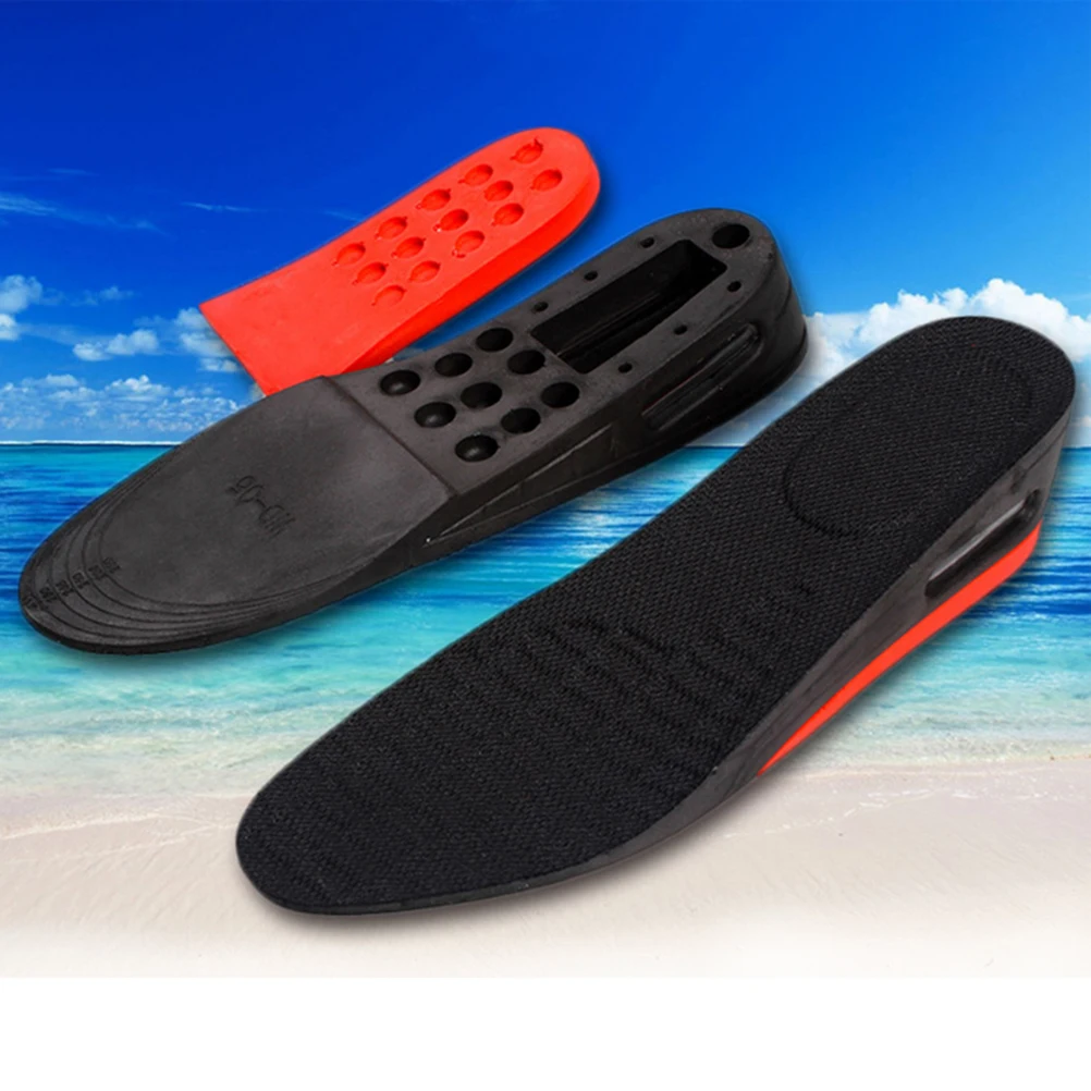 

Height Increase Shoes Pad L Insoles Comfortable Removable Lift for Men Women Breathable Absorbing Inserts