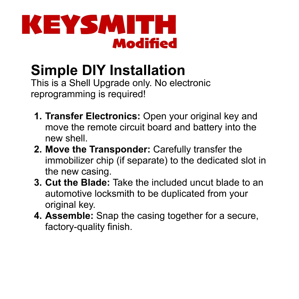 KEYSMITH Fernbedienungs-Smart-Key-Upgrade für Toyota Noah Voxy Alphard Estima Vellfire Schlüsselgehäuse – Detail 5