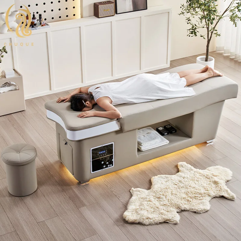 Modern Portable Multi-functional  Water Therapy Spa Shampoo Bed with Built-in Headrest