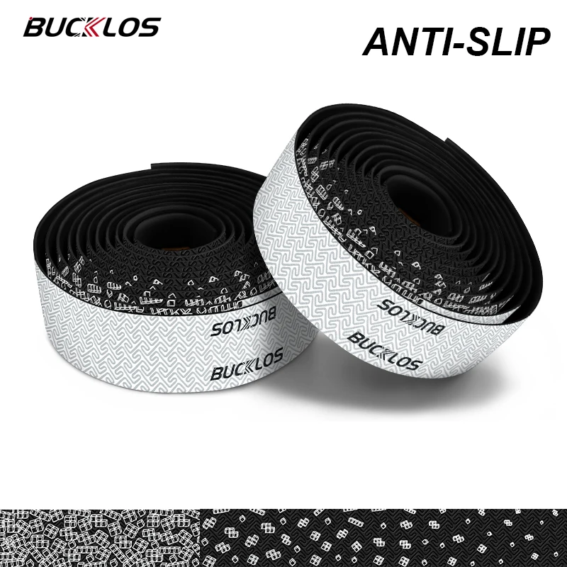 

BUCKLOS Bicycle Handlebar Tape Non-Slip Bike Bar Cover Belt Comfortable Gravel Cycling Handles Cover Grip Tapes Strap for Fixie