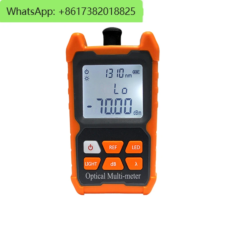 

Optical Power Meter Optical Fiber Tester D50 Light Decay Tester, High Precision FC Universal Connector