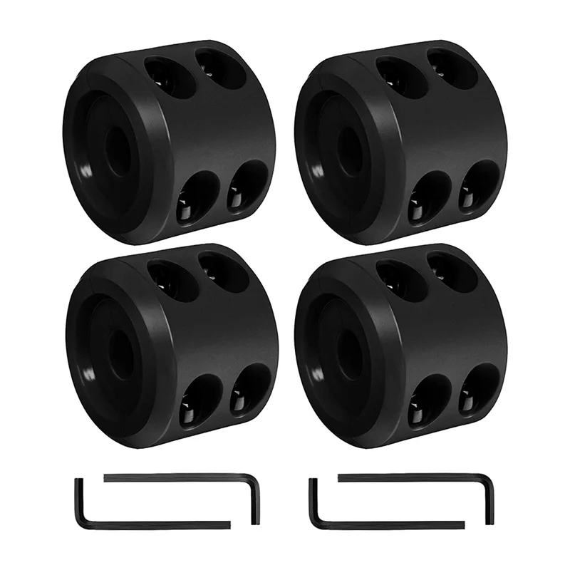 

4Pcs Winch Stopper Compatible with ATV SUV ORV Cable Hook Rubber Stopper Winch Prevent Bouncing Fraying Black