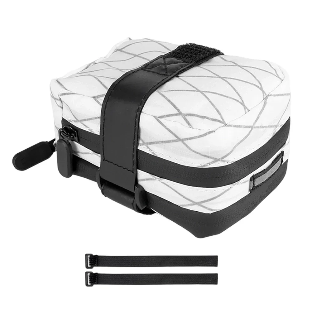 Tail Bag With Strap Bike Saddle Bag 0.5L Storage Capacity Ample Storage Capacity Bow Ring Strap Double Fixation System