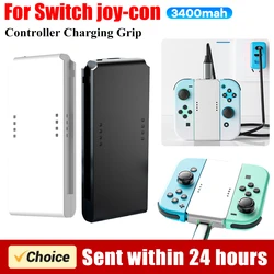 For Joypad Charging Grip 3400mAh Controller Charging Station TPYE-C Charger Station with Charging Indicator for Switch Joy-Con