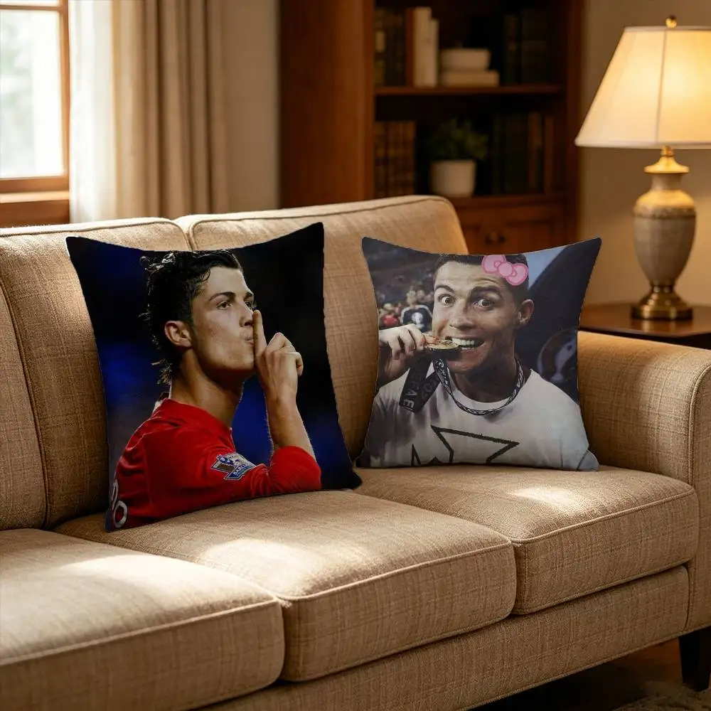 CR7 C-Cristiano R-Ronaldo Pillow Case for Sofa Living Room Home office Decor Protective Cover