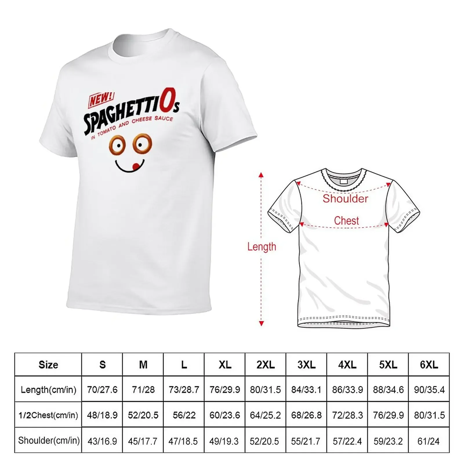 SPAGHETTI O's PACKAGING T-Shirt plus sizes Short sleeve tee blanks anime clothes t shirt for men