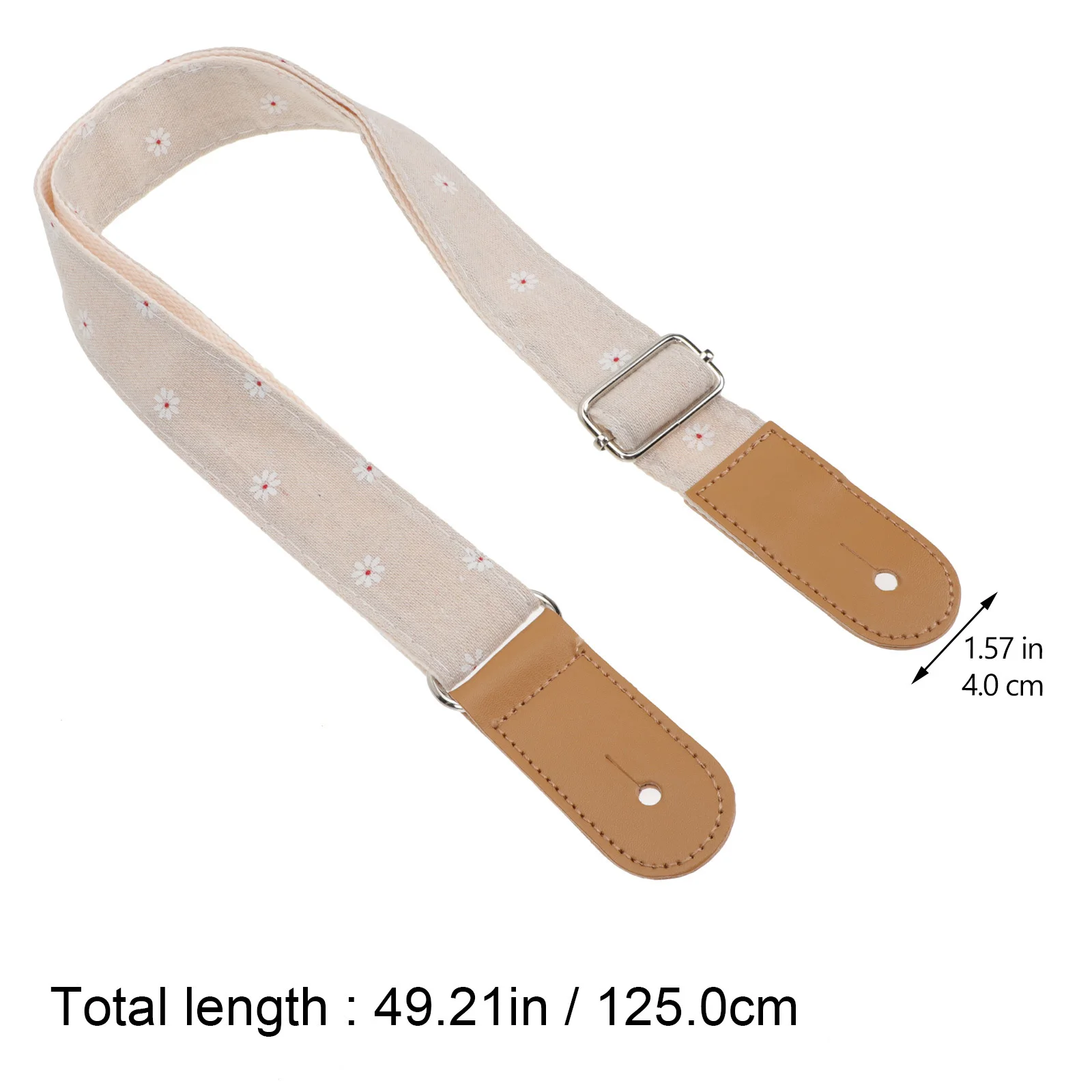 Correa para ukelele, correa de guitarra de lino y algodón ajustable, repuesto duradero para guitarra eléctrica popular, accesorio práctico de regalo