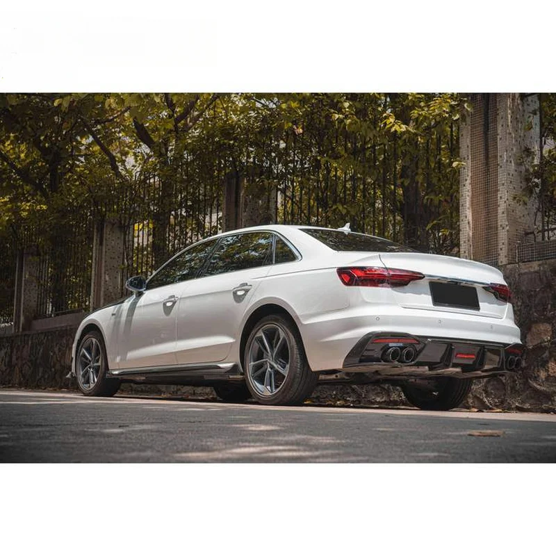Pro Grade Dry Carbon Fiber Rear Bumper Lip Diffuser Kit for Sports Sedan Wagon 2019 Off-Road