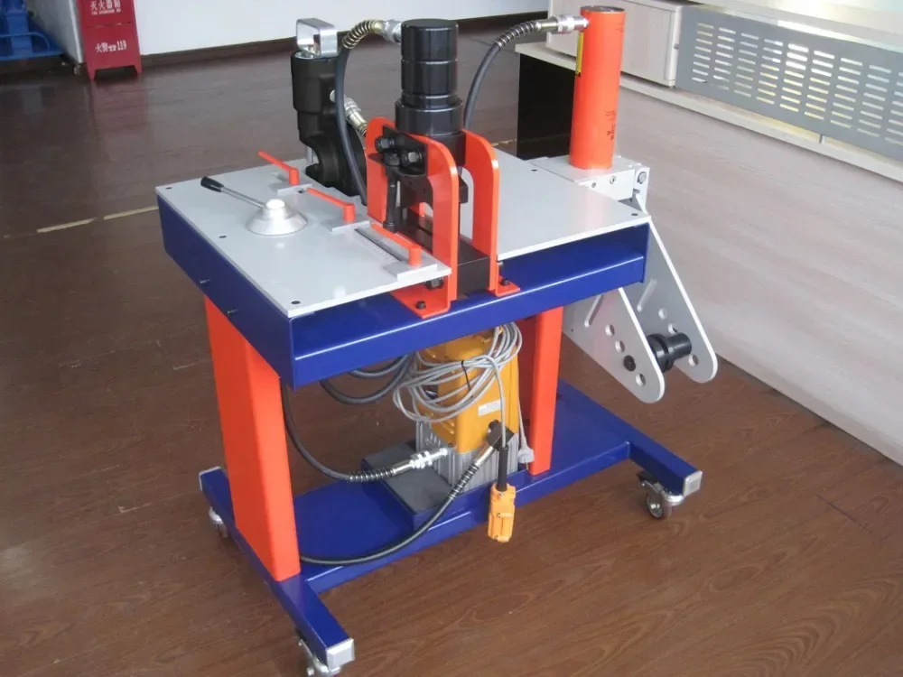 Multifunction Safety Low Noise Portable Copper Hydraulic Busbar Cutting Punching Bending Machine