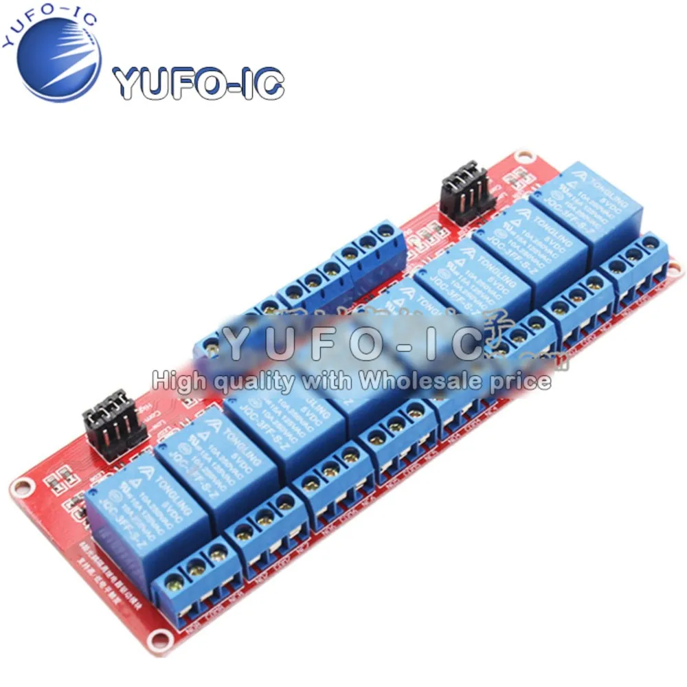 8 Road 8 Channel 5v Relay Module Support High And Low Level Trigger eight-channel Relay Expansion Board Development Board x-0.18