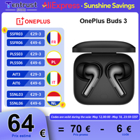 Global Version OnePlus Buds 3 TWS Earphone 49dB Active Noise Cancellation Bluetooth 5.3 True Wireless Headphone Earbuds