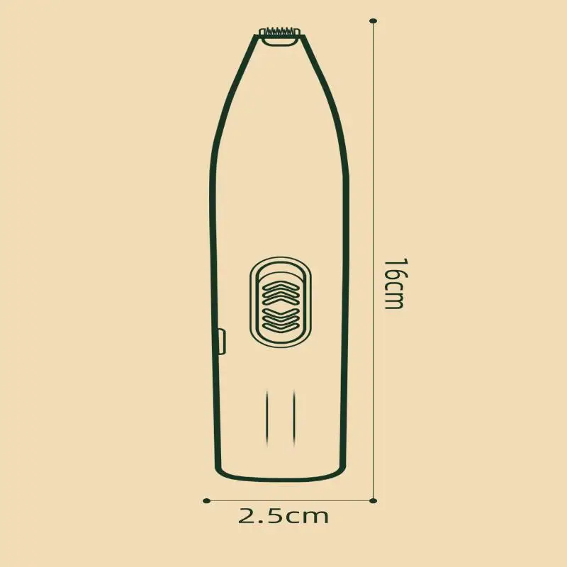 

Pet Foot Hair Trimmer Dog Cat Electric Foot Hair Shaver USB Rechargeable Pet Foot Grooming Razor