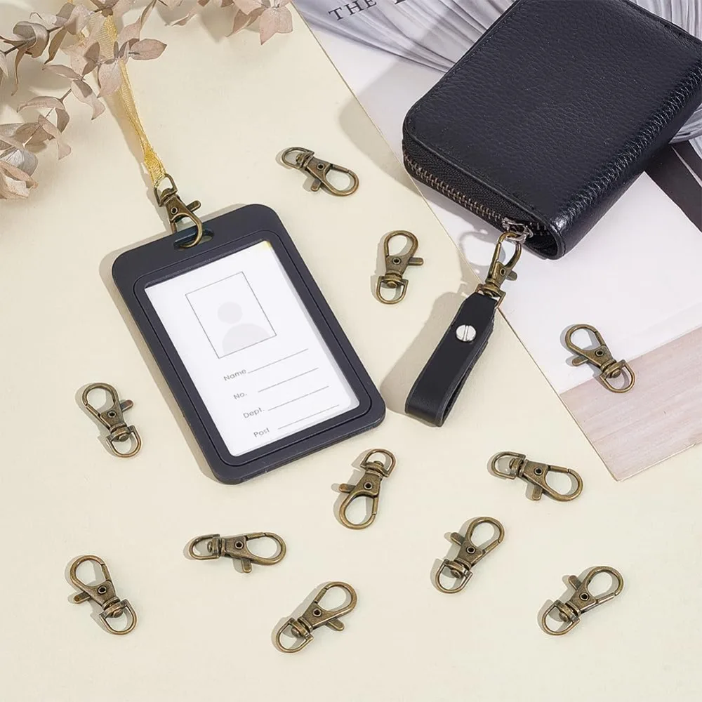 50 قطعة معدنية جراد البحر مخلب المشابك قطب اسهم الزناد خطاطيف قافلة للقفل حزام 35x13 مللي متر ل سلسلة مفاتيح مكرامية حلقات المفاتيح لتقوم بها بنفسك صنع عدة