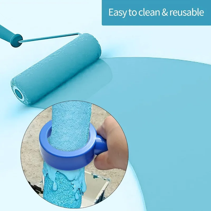  1PC Roller Saver Cleaner Super Easy Clean Tools Paint Roller Spinner Brush Cleaner for Cleaning Sleeve Wall Painting Tools