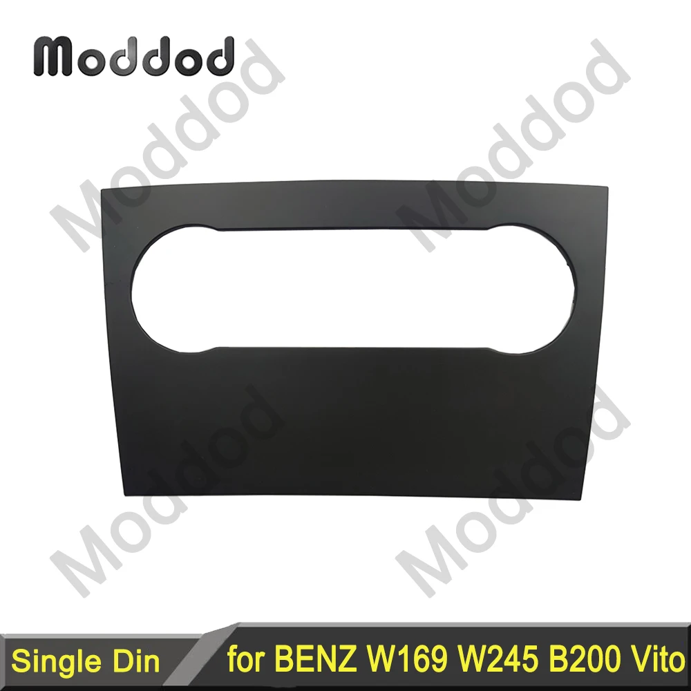 Marco Fasica de Radio de un solo Din para MERCEDES-BENZ B200 CLASE A W169 B W245 VITO VIANO 2004-2011 estéreo GPS reproductor de DVD Panel