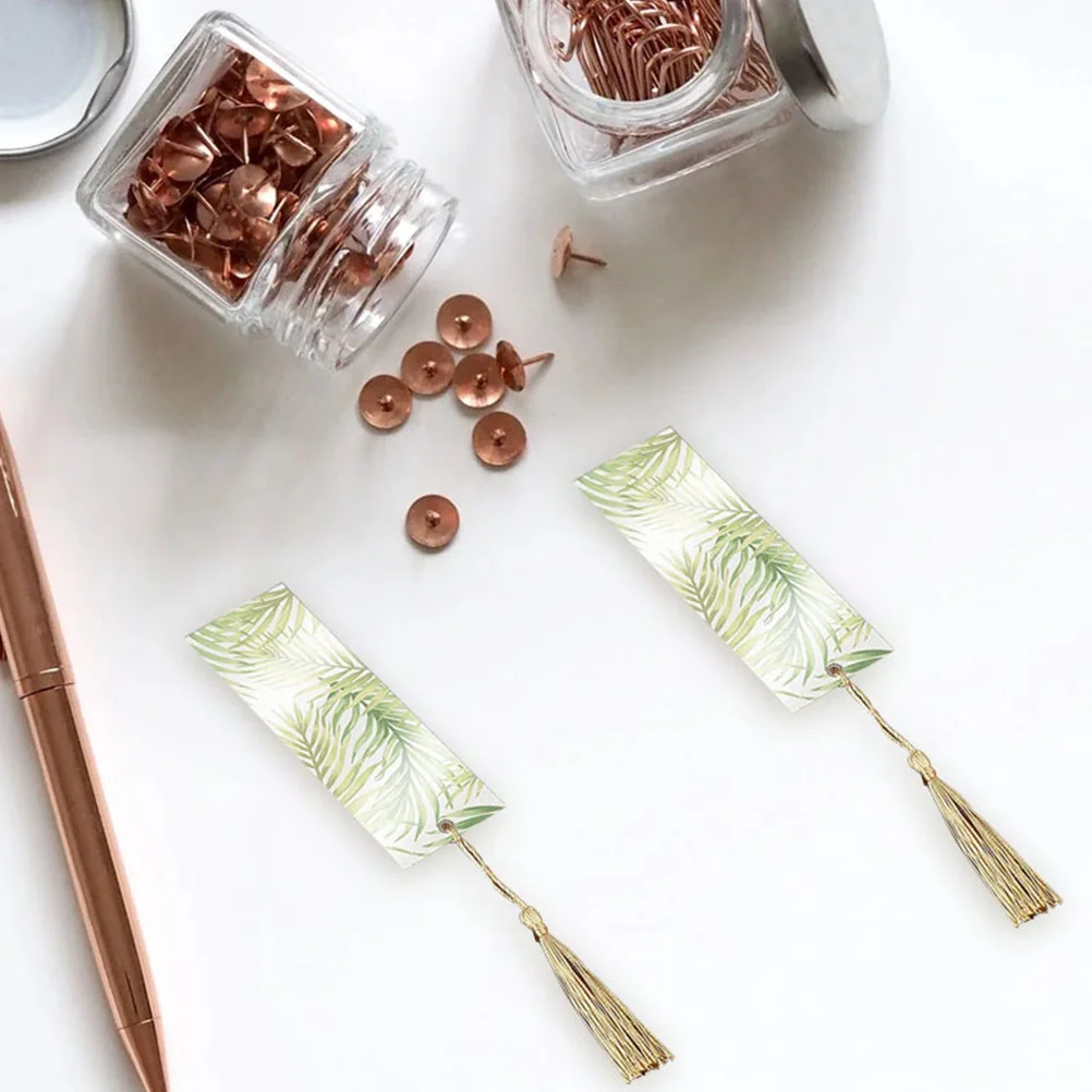 

10Sets Colorful Tassels Acrylic Bookmarks Blank Page Markers for DIY Book Decor Gift Ideas Blank Bookmarks Tassels Book Marks