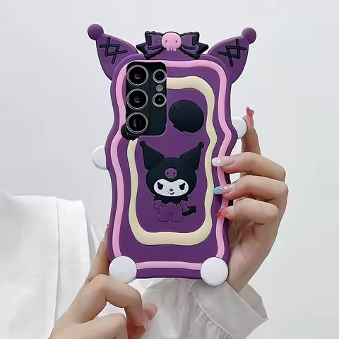 Kuromi Soft Case For Samsung Galaxy A54 A34 A24 A14 A52 A32 A13 A55 A35 A50 A51 A21S A73 A25 A11 A31 A20S A22 A23 A04S Cove