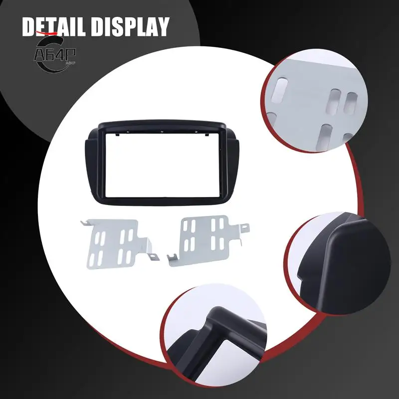 

A64P-Car Radio Fascia For Fiat Doblo Opel Combo Tour DVD Stereo Frame Plate Adapter Mounting Dash Installation Bezel Trim Kit