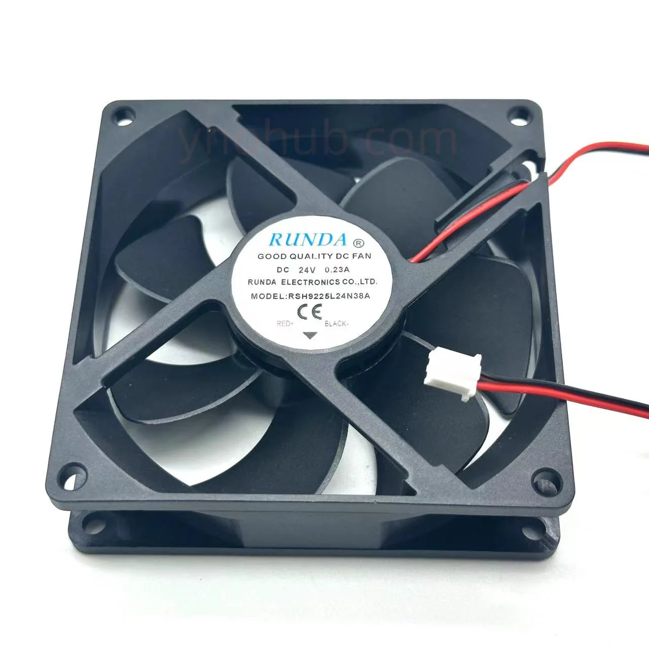 

RUNDA RSH9225L24N38A DC 24V 0.23A 92x92x25mm 2-Wire Server Cooling Fan