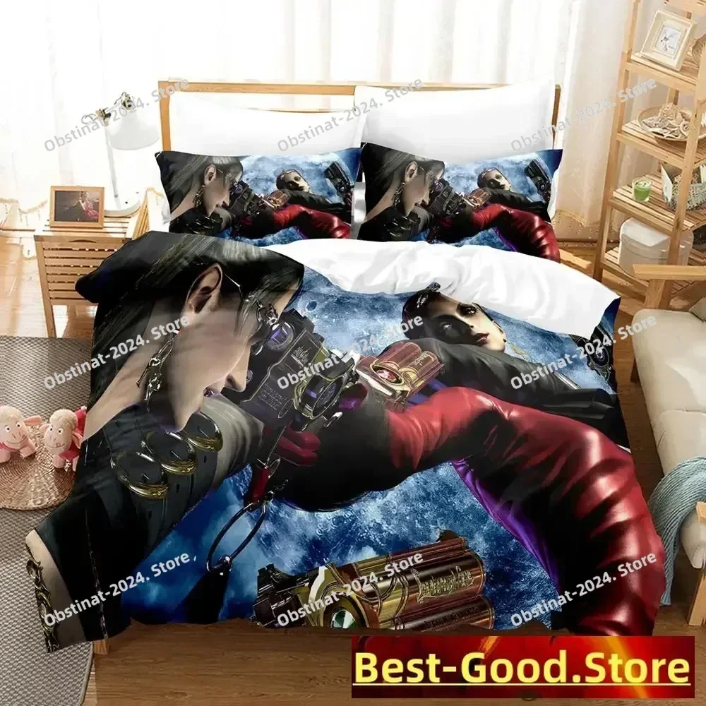 2025 Bayonetta Bedding Set Duvet Cover Full Queen King Size Pillowcase Bed Printed Bed Set Soft Aldult Kid Bedroom Single Twin - view 5