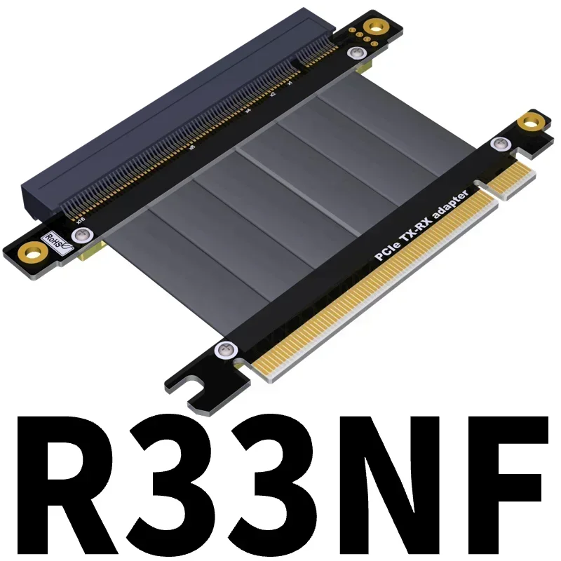 PCIe3.0 x16 to 16x Jumper Riser Cable for board to Board Edge Card connector Flat cable Assemblies for PCIE Applications