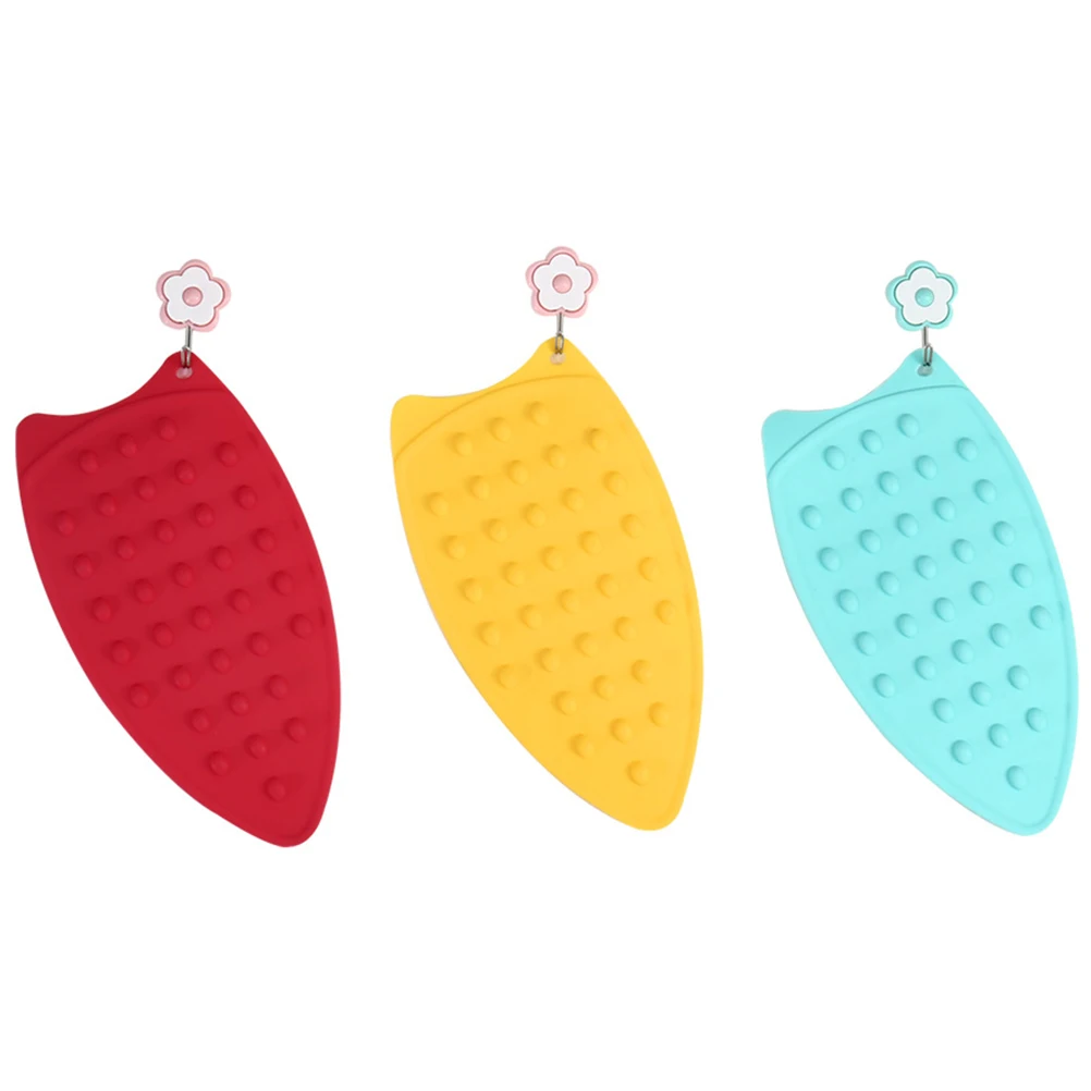 

2pcs Thicken Silicone Iron Hot Protection Rest Pad Mat Waterproof Surface Iron Stand Mat Antiskid Ironing Pad Insulation Boards