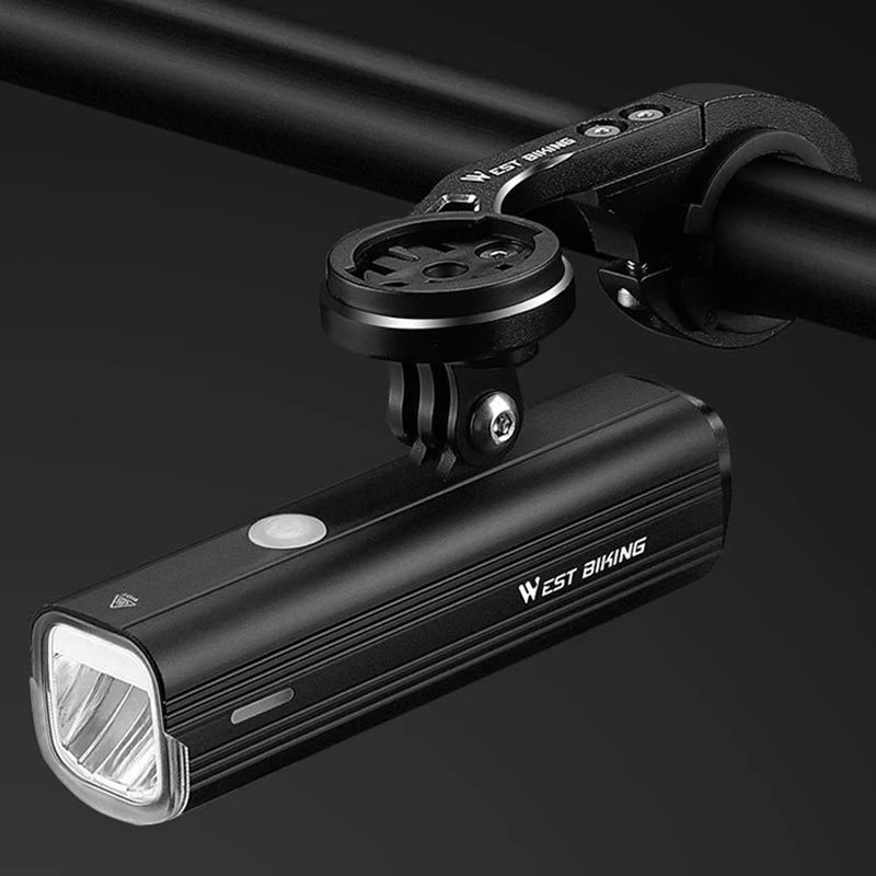 

LED Strong 1000 Lumen 4500mAh Type C Charging Bike Headlight Waterproof Bicycle Light Front Flashlight 1