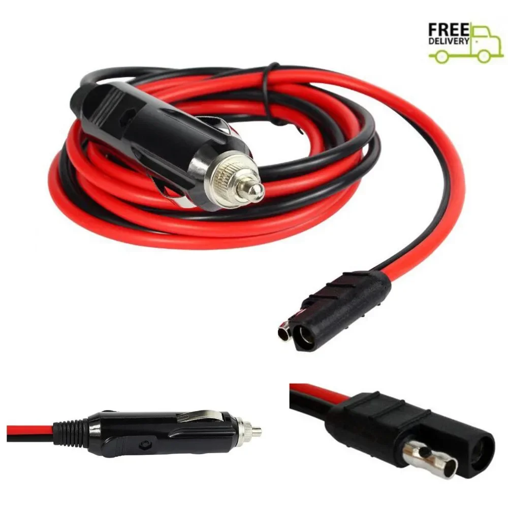 Cable de alimentación para encendedor de cigarrillos, 12V, para Motorola GM300 GM338 GM340 GM360 GM380 GM3688 GM1280 GM160 GM640 GM660, Radio móvil para coche