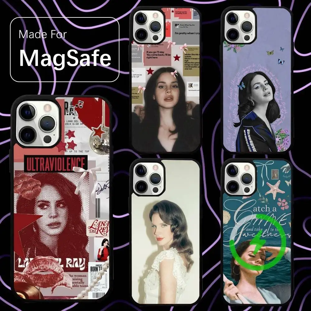 

Lana Del Rey Bluebird Phone Case For iPhone 16,15,14,13,12,11,Pro,Max,Plus,Mini,SE New Magsafe Magnetic Wireless Charging