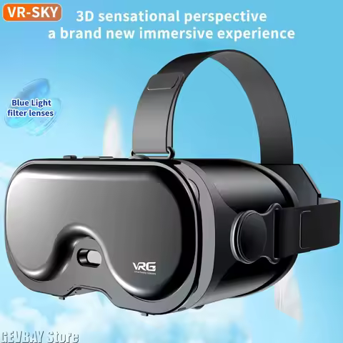 Original VRG Q8 VR Virtual Reality VR Glasses Box Google Cardboard VR Headset Helmet 3D GLASSES for IOS Android 5-7" Smartphone
