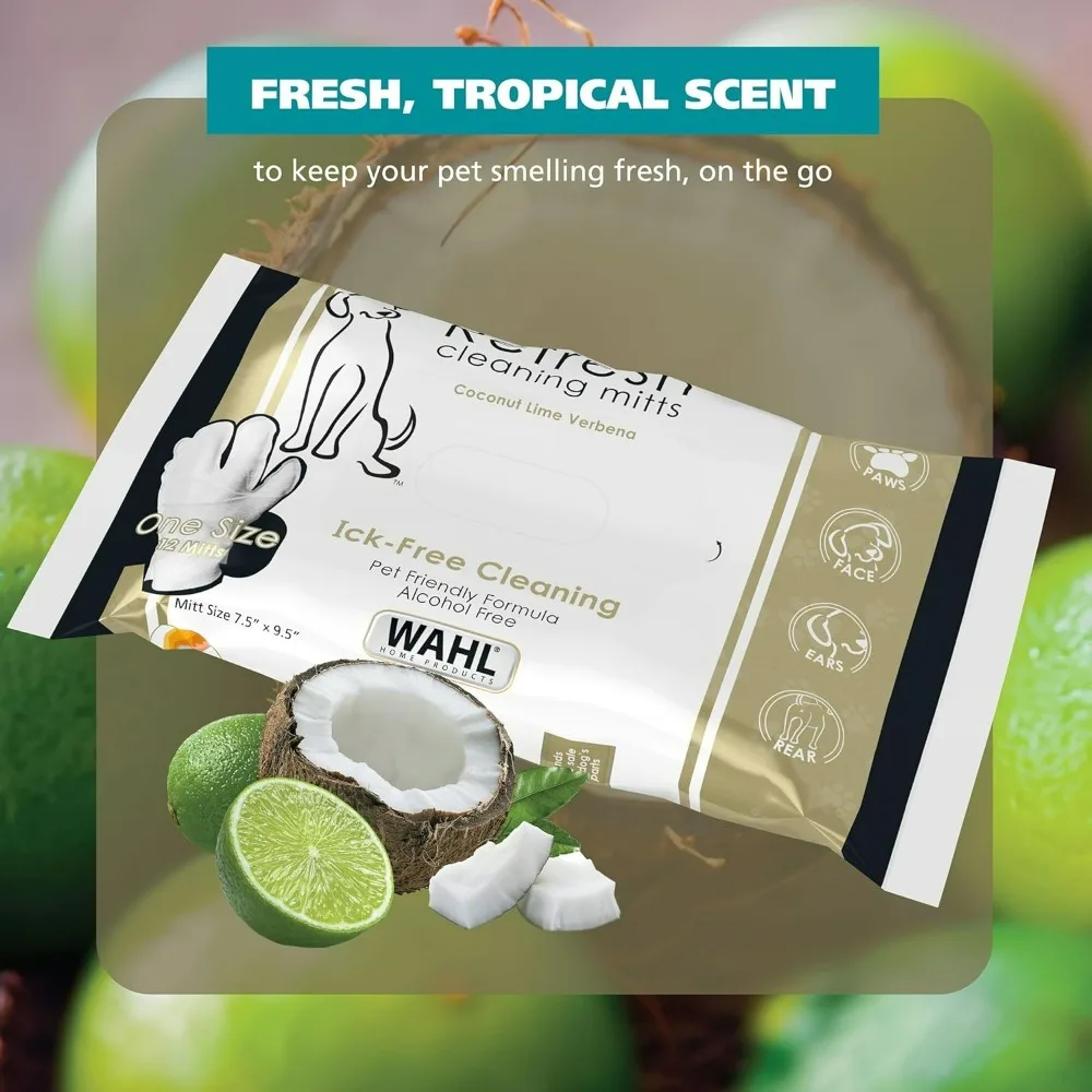 

Чистящие салфетки для собак без путаницы для чистки собачьих лап, лица, ушей и ягодиц — аромат кокосовой лапы и вербены