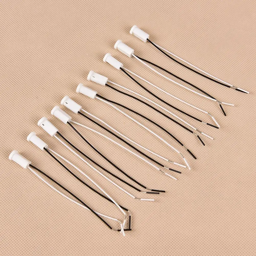 10 buah 10CM dudukan lampu kristal soket pemegang lampu, G4 Led/G4/bohlam Plug aksesoris pencahayaan kualitas tinggi